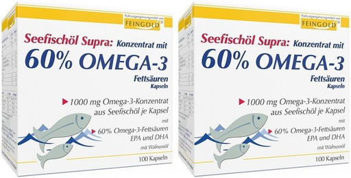 Burton Feingold Pharma Omega-3 Kapseln für Erwachsene 1500 mg – Bild 1 von 1