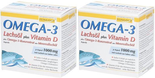 Burton Feingold Pharma Omega-3 Lachsöl mit Vitamin D3 Kapseln für Kinder Erwachsene und Senioren 100 Stück – Bild 1 von 1