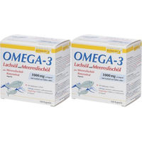 Produktbild von Burton Feingold Pharma Omega-3 Lachsöl und Meeresfischöl Kapseln für Erwachsene