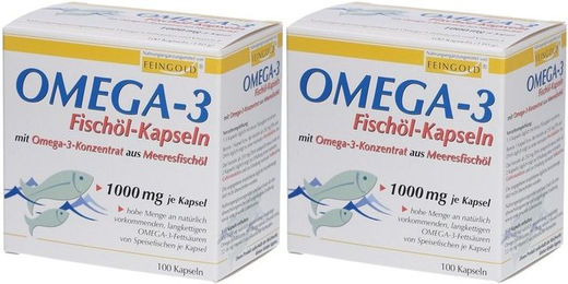 Burton FeingoldPharma Omega-3 Fischöl Kapseln mit 1500 mg für Erwachsene 100 Kapseln – Bild 1 von 1