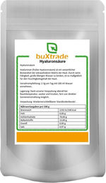 buXtrade Hyaluronsure Hyaluronsäure Pulver ohne Zusatzstoffe 150 g – Bild 1 von 1