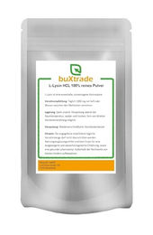 Buxtrade L-Lysin HCL Pulver 250 g ohne Zusatzstoffe – Bild 1 von 1