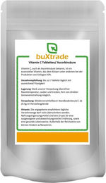buXtrade Vitamin C Tabletten mit 1000 mg Ascorbinsäure – Bild 1 von 2