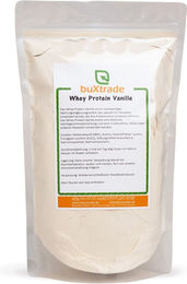buXtrade Whey Protein Konzentrat Vanille Pulver ohne Zusatzstoffe 500 g – Bild 1 von 1