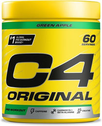 C4 Original Pre Workout Pulver Grüner Apfel zuckerfrei 408 g – Bild 1 von 1