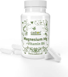 Cadion Magnesium Kapseln mit Tri-Magnesiumdicitrat und Vitamin B6 vegan – Bild 1 von 3