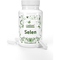 Produktbild von Cadion Selen Kapseln mit Senfsamenextrakt vegan und glutenfrei 90 Stück