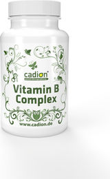 Cadion Vitamin B-Komplex hochdosiert mit 8 aktiven Formen für Erwachsene 90 Kapseln – Bild 1 von 2