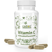 Produktbild von Cadion Vitamin C Kapseln mit Ascorbinsäure und Citrusbioflavonoiden hochdosiert 500 mg ohne Zusatzstoffe 100 Stück
