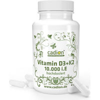Produktbild von Cadion Vitamin D3 + K2 MK7 Kapseln 10000 IE 90 Stück