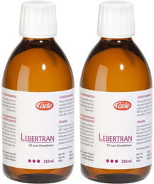 CAELO Lebertran mit Vitamin A als Flüssigkeit für Säuglinge, Kinder, Erwachsene sowie Schwangere und Stillende – Bild 1 von 1
