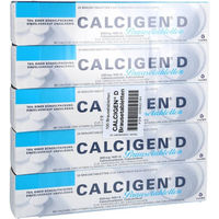 Produktbild von Calcigen D Brausetabletten von Cooper Consumer Health mit Calcium und Vitamin D, 600 mg/400 I.E., laktosefrei und glutenfrei, 100 Stück