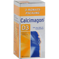 Produktbild von Calcimagon D3 Kautabletten mit 500 mg Calcium und 400 I.E. Vitamin D3