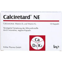 Produktbild von CALCIRETARD NE Kapseln von Köhler Pharma mit Citrat 15 Stück