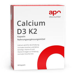 Calcium D3 K2 Kapseln 60 Stück – Bild 1 von 1