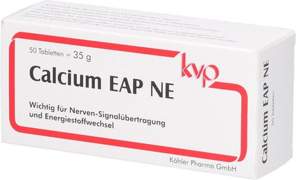 Calcium EAP NE Citrat Tabletten Köhler Pharma GmbH 50 Stück vegetarisch laktosefrei glutenfrei – Bild 1 von 1