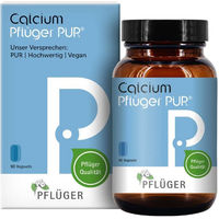 Produktbild von Calcium Pflüger PUR 100 mg Kapseln vegan glutenfrei laktosefrei ohne Gelatine