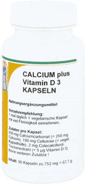 Calcium Plus Vitamin D3 Kapseln 90 Stück – Bild 1 von 1