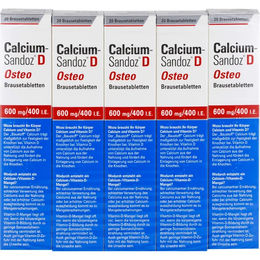 Calcium Sandoz D Osteo Brausetabletten von Hexal – Bild 1 von 2