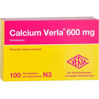 Produktbild von Calcium Verla Filmtabletten 600 mg glutenfrei und laktosefrei