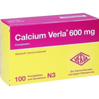 Produktbild von Calcium Verla Tabletten 600 mg für Erwachsene, Schwangere, Stillende und Kinder