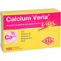 Produktbild von Calcium Verla Vital Tabletten mit Calcium Carbonat glutenfrei und laktosefrei 100 Stück