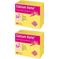 Produktbild von Calcium Verla Vital Tabletten mit Calcium Carbonat glutenfrei und laktosefrei 181 Stück