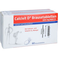 Produktbild von Calcivit D Brausetabletten mit Calcium und Vitamin D 600 mg/400 I.E. 120 Stück