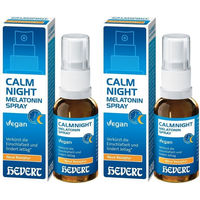 Produktbild von CALMNIGHT Melatonin Spray Hevert vegan zuckerfrei laktosefrei glutenfrei