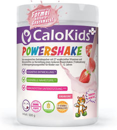 CaloKids Hochkalorische Trinknahrung Pulver für Kinder Erdbeere glutenfrei und ohne Zusatzstoffe – Bild 1 von 5