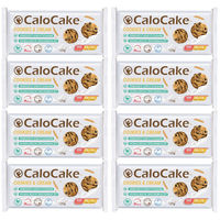 Produktbild von CaloVital Energieriegel zur Gewichtszunahme mit viel Protein, Cookies & Cream, 8 Stück à 125 g