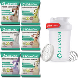 CaloVital Hochkalorische Trinknahrung Probierpaket Café & Nuss 6 x 50 g Pulver glutenfrei ohne Aspartam – Bild 1 von 1