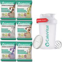 Produktbild von CaloVital Hochkalorische Trinknahrung Probierpaket Café & Nuss 6 x 50 g Pulver glutenfrei ohne Aspartam