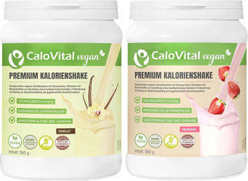 CaloVital Hochkalorische Trinknahrung Vegan Vanille und Erdbeere – Bild 1 von 1