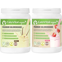 Produktbild von CaloVital Hochkalorische Trinknahrung Vegan Vanille und Erdbeere