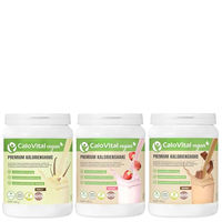 Produktbild von CaloVital Weight Gainer Shake Pulver Sparset Vegan Glutenfrei Vanille Erdbeere Schokolade
