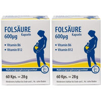 Produktbild von Canea Pharma B-Komplex Folsäure 600 µg Kapseln für Schwangere und Stillende 120 Kapseln