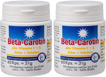Canea Pharma Beta Carotin Kapseln mit Vitamin C und Vitamin E – Bild 1 von 1