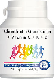 Canea Pharma Chondroitin Glucosamin mit Vitamin C, K und D Kapseln – Bild 1 von 1