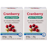 Produktbild von Canea Pharma Cranberry Plus C mit Ascorbinsäure Kapseln 60 Stück