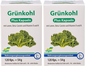 Canea Pharma Grünkohl Plus Kapseln vegan 120 Stück – Bild 1 von 1