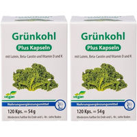 Produktbild von Canea Pharma Grünkohl Plus Kapseln vegan 120 Stück