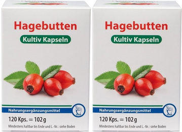 Canea Pharma Hagebutte Kapseln mit Ascorbinsäure 120 Stück – Bild 1 von 1