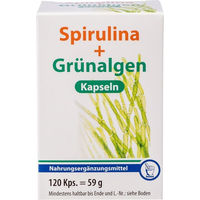 Produktbild von CANEA Pharma Spirulina und Grünalgen Superfood-Mischung Kapseln 120 Stück
