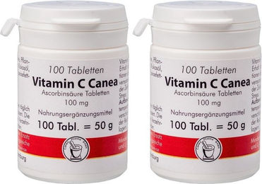 Canea Vitamin C Ascorbinsäure 100 mg Lutschtabletten – Bild 1 von 1