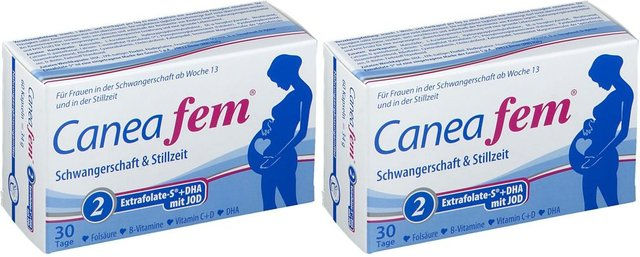 Caneafem Extrafolate-S mit DHA und Jod Kapseln für Schwangere und Stillende 60 Stück – Bild 1 von 1