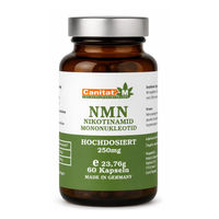 Produktbild von Canitat M NMN Nicotinamide Mononukleotide hochdosiert 500 mg Kapseln vegan glutenfrei laktosefrei 60 Kapseln