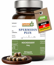 Canitat M Spermidin Plus 120 Kapseln vegan ohne Zusatzstoffe – Bild 1 von 2