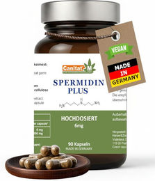 Canitat M Spermidin Plus 90 Kapseln vegan ohne Zusatzstoffe – Bild 1 von 2