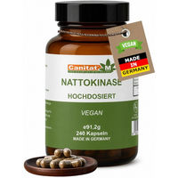 Produktbild von Canitat Nattokinase 2000 FU Kapseln 240 Stück vegan glutenfrei laktosefrei